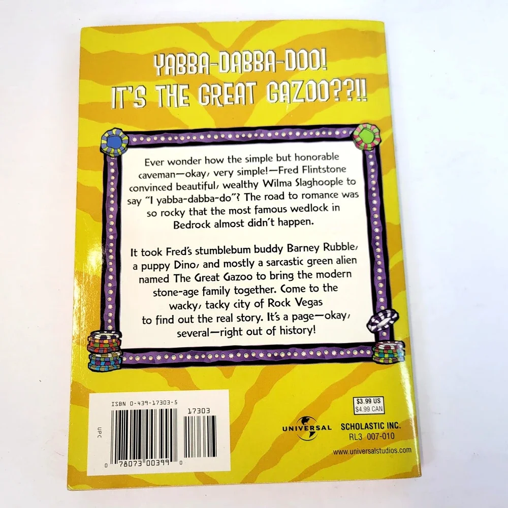 The Flintstones In Viva Rock Vegas‎ Junior Novelization Miles Scholastic PB Kids
